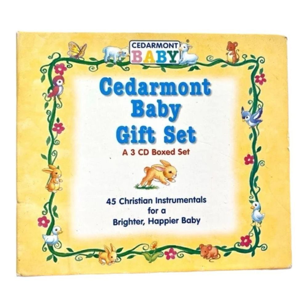 Brand New Cedarmont Christian Baby Gift 3 Disc CD Set